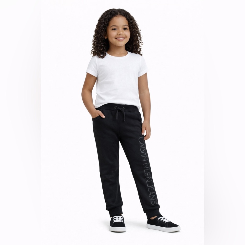 NWT - Calvin Klein Black Girls Sweatpants